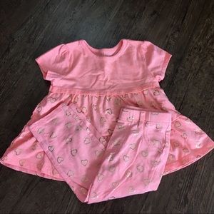 NWOT Garanimals Girl Pants & Shirt Set